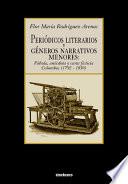libro Periodicos Literarios Y Generos Narrativos Menores